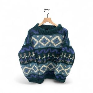 Cozy Geometric Knit Sweater